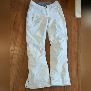 Columbia White Snow Pants